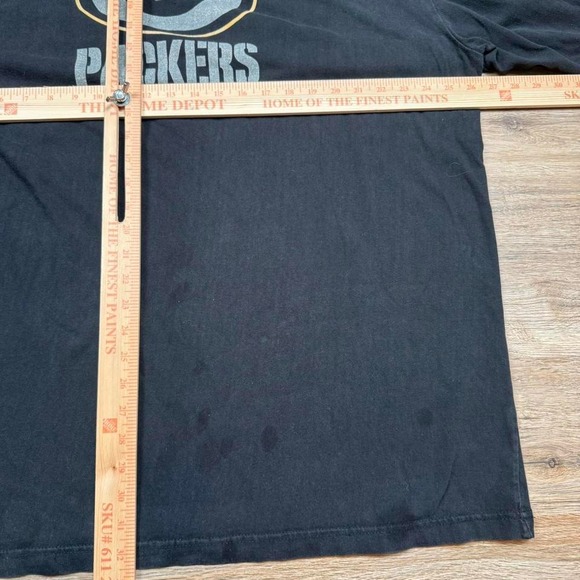 black green bay packers NFL long sleeve graphic shirt - Picture 4 of 5